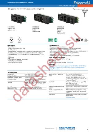 6431.0053.20 datasheet  